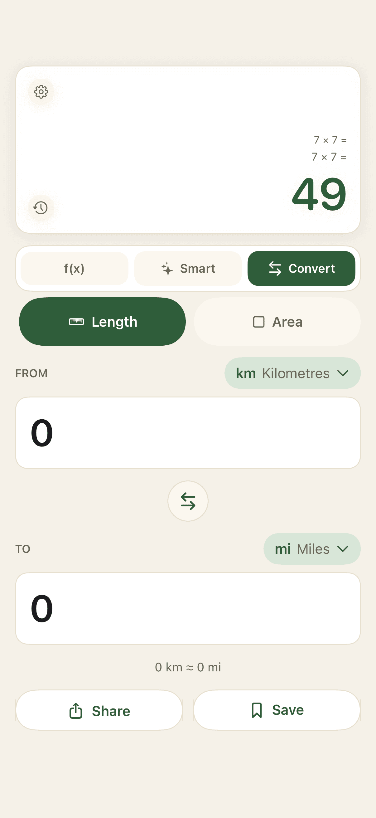 Conversor cambiando once kilómetros a millas